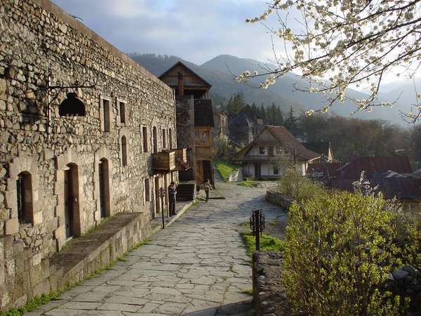 photo of North Armenia, Dilijan, Sharambeyan street, the preserved "old town" from Dilijan with a few craftsmens workshops, a gallery and a museum