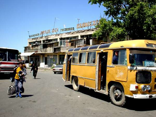 PHOTO of Republic of Georgia, busstation of Gori, old ...