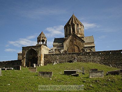 photo of Nagorno Karabakh, Artsakh, Mardakert district, around Vank village, Gandzasar Monastery with the St.Hovhannes Mkrtich cathedral (church of St. John the Baptist)