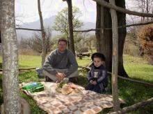 Armenie Armenia piknik in Nagorno Karabakh, omgeving van Gandzasar