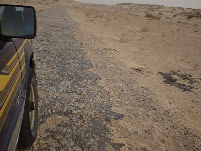 morocco western sahara spanish road in mauritania