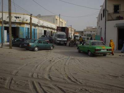 mauritania nouakchott desert city street sahara market