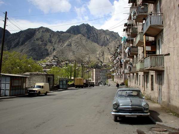 photo of South Armenia, street in Meghri