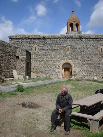 photo of South Armenia, caretaker of a church in Meghri