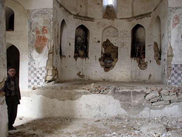 photo of South Armenia, ruined church in Meghri