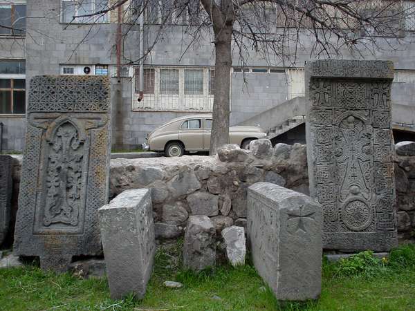 photo of Armenia, khachkars in an Armenian village