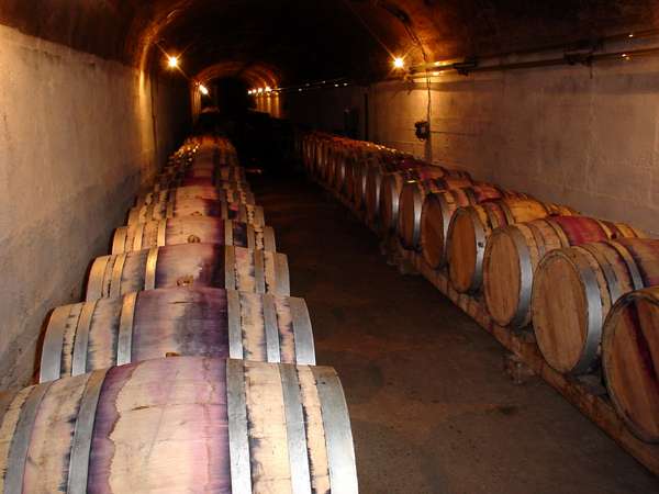 photo of Republic of Georgia, Kakheti province, wine barrels in Kvareli, a very important centre of the famous Georgian wine making, in this tunnel labyrinth cut out in a mountain, Georgian wine farmers store their wines in ideal temperature