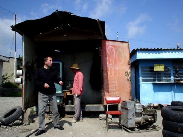 photo of Republic of Georgia, petrol station along the road to Svaneti