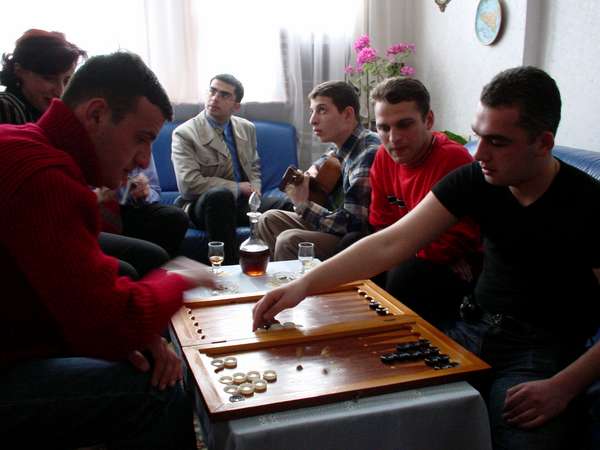 photo of Republic of Georgia, Georgians are extremely fast when playing backgammon, a very popular game