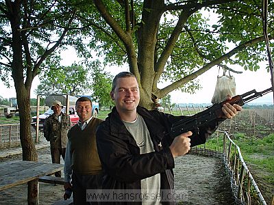 photo of with Kalashnikov in Georgia