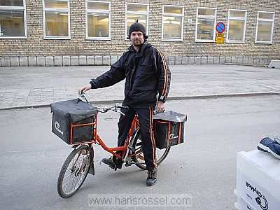 photo of Sweden, working as a postman in Stockholm, Hans Rossel
