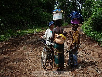 photo of Guinea Conakry, cycling in Futa Djalon, Hans Rossel