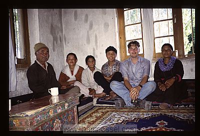 photo of India, Ladakh, guest family, Hans Rossel