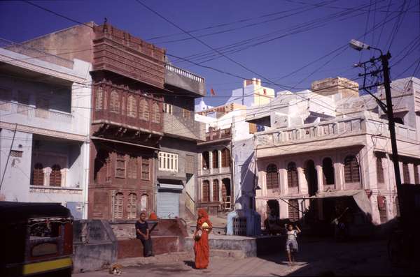 photo of India, Rajasthan, square in the old town of Bikaner
