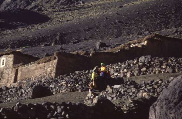 photo of Morocco, high Atlas, around mount Toubkal, berber houses