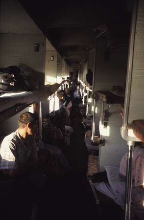 photo of Turkmenistan, sleeping carriage in the train from Ashgabat to Turkmenbashi. It turned out that this 12 hours of suffering (due to local KGB checking my passport the whole night) costed more than the 1.5 $ flight which I took to return