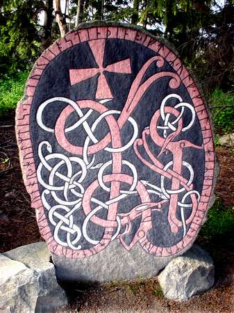photo of Sweden, rune stone