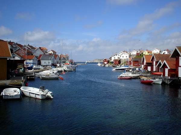 photo of Sweden, West Coast, Göteborg (Gothenburg) archipelago, view of the island of Gullholmen