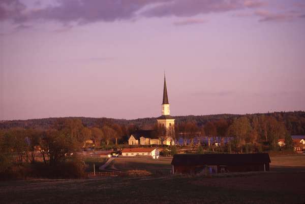 photo of Sweden, around Stockholm, Ekerö kyrka, medieval church on Ekerö island