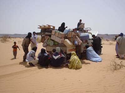 mauritania adrar atar desert jeep