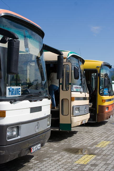 Albania photo of Tirana: Bus station.